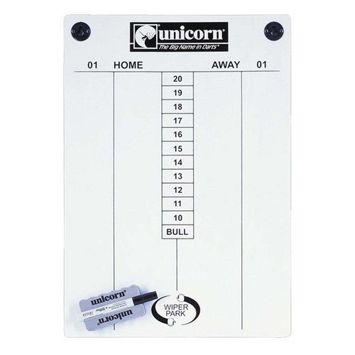 Unicorn darts large dry wipe - unicorn,