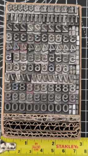 24pt univers numbers - 24pt,
