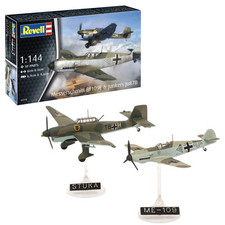 Revell 03770 Messerschmitt Bf109E & Junkers Ju87B Stuka 1:144 Model Kit