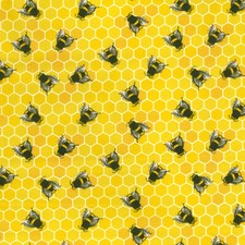 Animal print Honey bees 100%