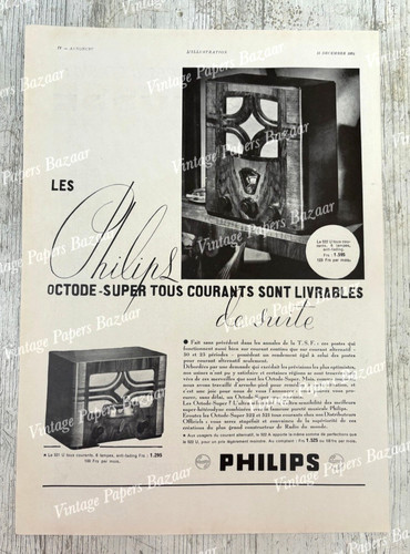 1930s philips octode super 522 - philips,