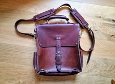 Rare Saddleback Leather | Laptop / Briefcase / Messenger Bag  | Chestnut Brown