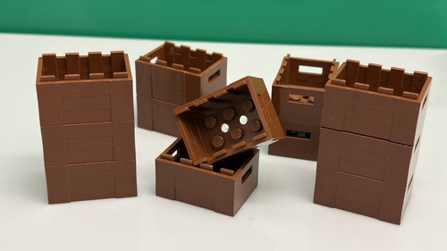 Lego box reddish brown - x, 4
