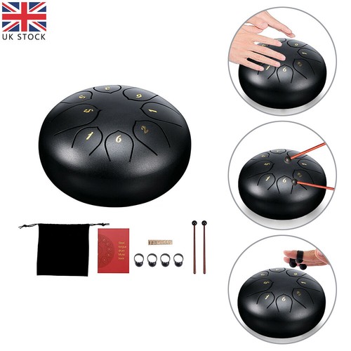 Inch steel tongue drum - 6,