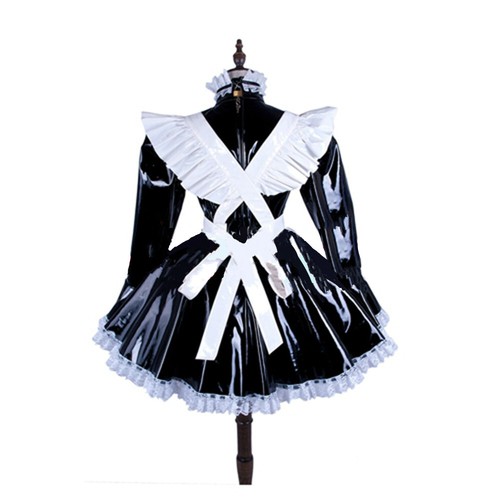 Sissy maid girl lockable pvc - sissy,