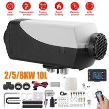 8KW 12V Night Diesel Air Heater Thermostat Caravan Motorhome Air Diesel Heater