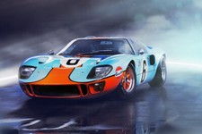 Ford GT 40 : FujiFilm Poster 36" x 24" 