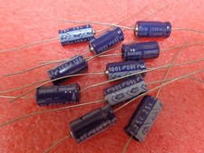 100UF 25V Axial Electrolytic Capacitor X6 PER SALE Audio Capacitor repair