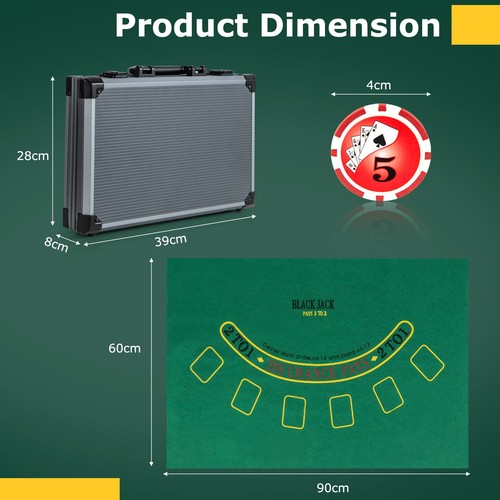 Holdem poker chip set casino - chip,
