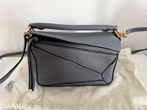 Loewe mini puzzle bag asphalt - loewe,