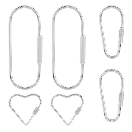 Stainless steel carabiner - stainless,