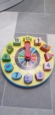 Melissa & Doug Shape Sorting  Wooden Clock, Educational Toy