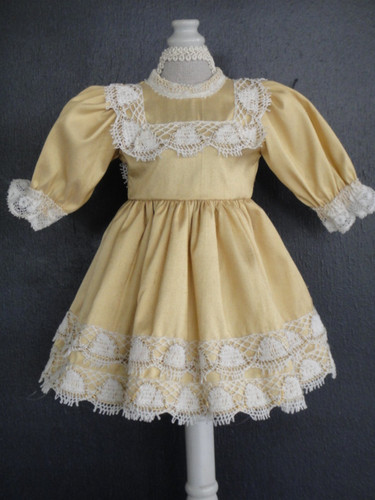 Silk dress for antique - silk, and
