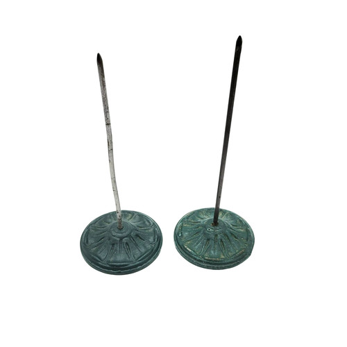 Vintage metal receipt spikes - vintage,