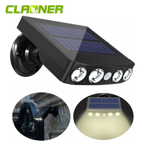 Solar powered wall light - powered,