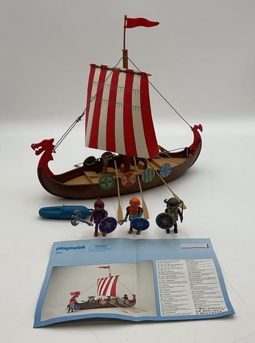 Playmobil 9891 viking longboat - playmobil,
