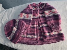 Hand Knitted Baby Matinee Coat