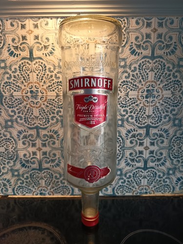 Vintage smirnoff bottle - vintage,