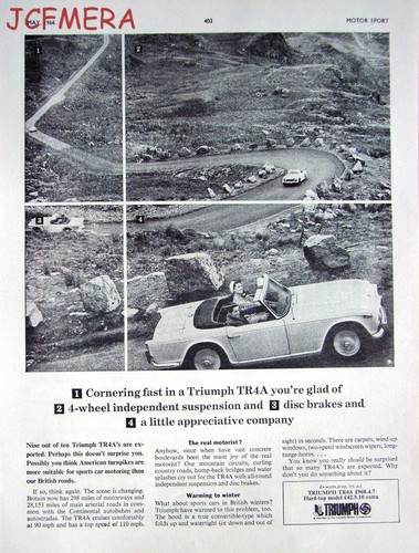 Vintage 1966 triumph tr4a - 1966, 'tr4a'