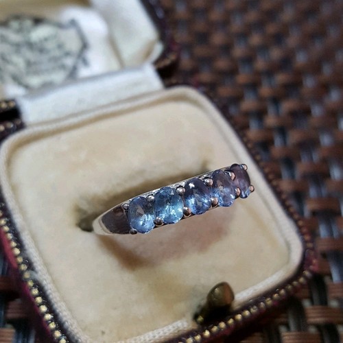 Sterling silver half eternity - half,