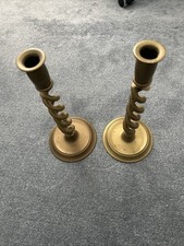 Pair of Antique Brass Open