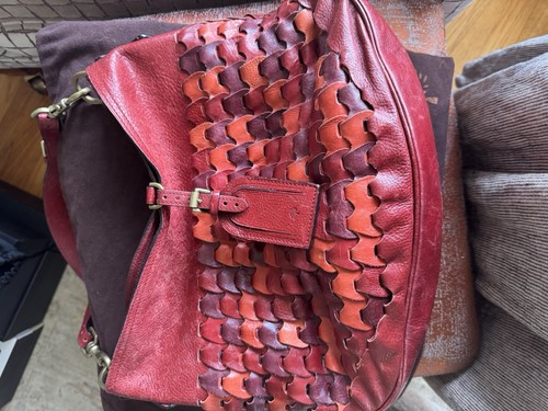 Rare mulberry vintage woven - rare,