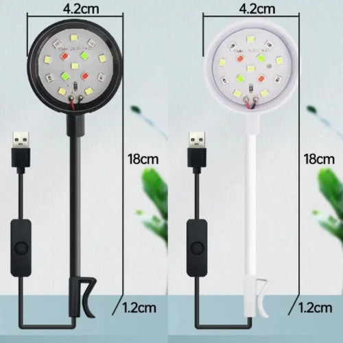 Led aquarium clip light - led, usb