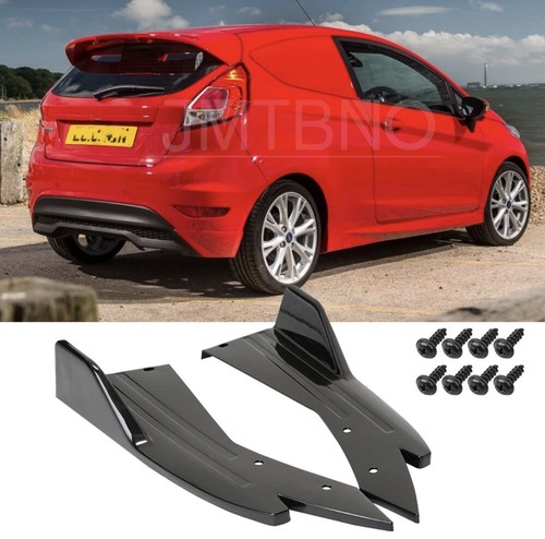 Gloss rear bumper diffuser - bumper,