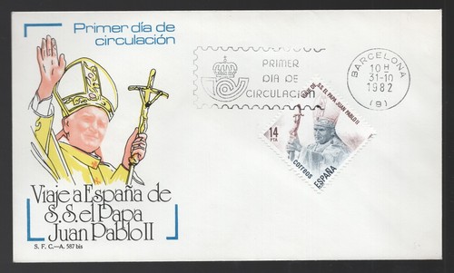 1982 spain pope john - john, ii