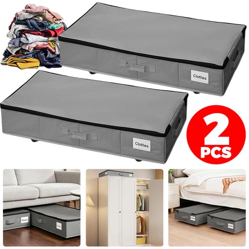 Under bed clothes storage - 2x,