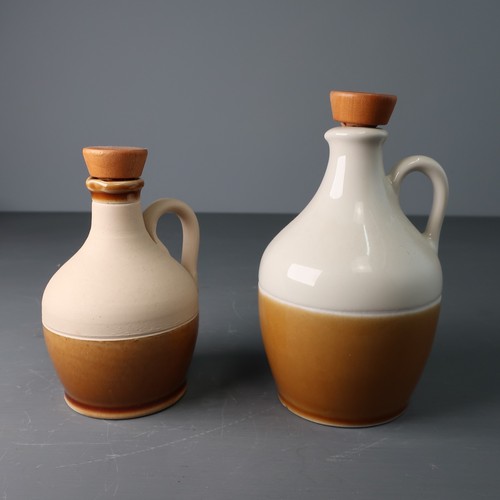 Pair small stoneware jug - pair,
