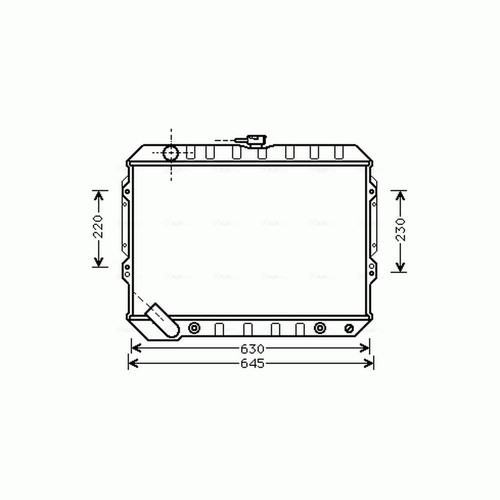 Radiator for mitsubishi - radiator,