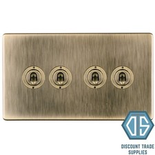 Antique Brass Screwless