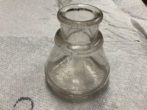 Vintage cylindrical cone clear - cylindrical,