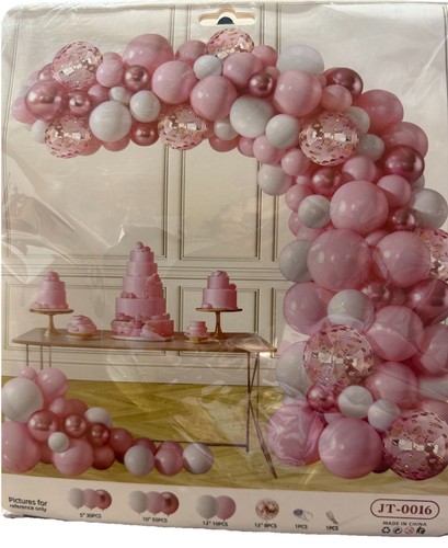 105 pcs light pink - pink-white, and