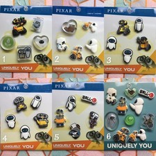 Crocs Handmade jibbitz 5pc Disney Pixar Wall E Eve Robot Shoe charms Set