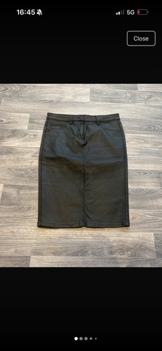Ladies next black faux leather - next,