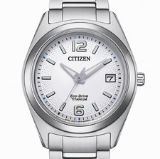 Citizen Eco-Drive Super Titanium 34 MM Watch 5 BAR Wr FE6151-82A Hypoallergenic