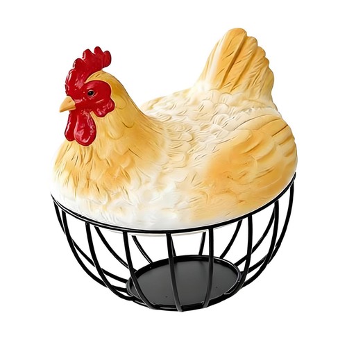 Farmhouse chicken egg basket - farmhouse,