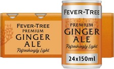 Fever-Tree Refreshingly Light Ginger Ale 150ml ,(Pack of 24)