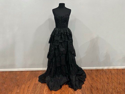 Jovani embroidered tiered - jovani,