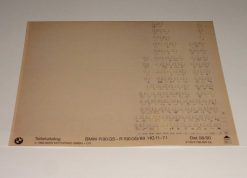 Microfiche spare parts catalog - microfiche,