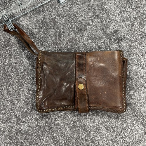 Campomaggi studded clutch - studded,