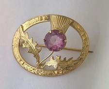 Vintage Scottish Mizpah brooch 