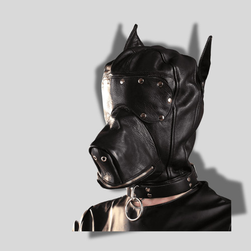 Fetish dog mouth hood - dog,