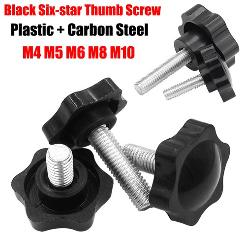 M10 black six star - m6,