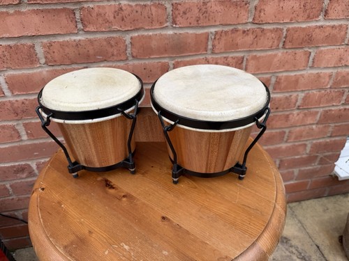 Vintage wooden bongos bongo - wooden,