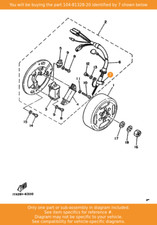 YAMAHA Clamp, 104-81328-20 OEM