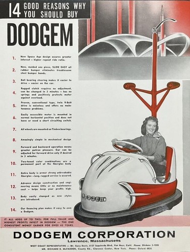 Dodgem bumper cars vintage - co.,