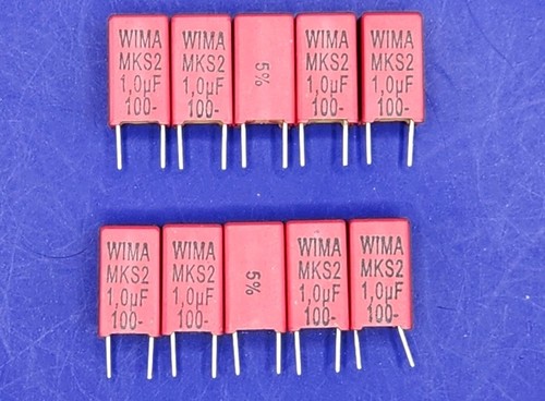 Ten genuine wima 1uf - genuine,